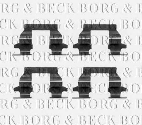 Borg & beck BBK1242 Mounting kit brake pads BBK1242