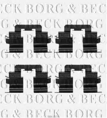 Borg & beck BBK1376 Mounting kit brake pads BBK1376