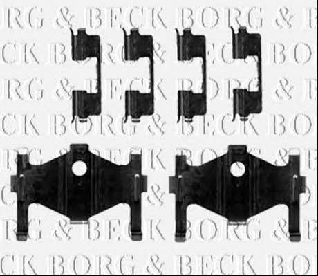 Borg & beck BBK1422 Mounting kit brake pads BBK1422