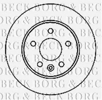 Borg & beck BBD5157 Brake disc BBD5157