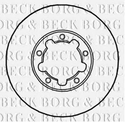 Borg & beck BBD5232 Brake disc BBD5232