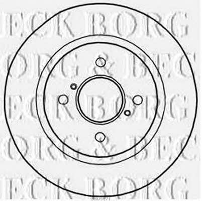 Borg & beck BBD5171 Brake disc BBD5171
