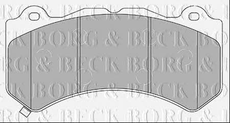 Borg & beck BBP2436 Brake Pad Set, disc brake BBP2436