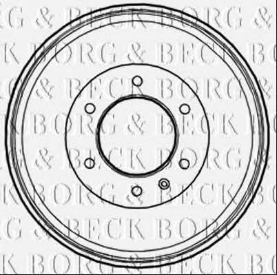 Borg & beck BBR7229 Brake drum BBR7229