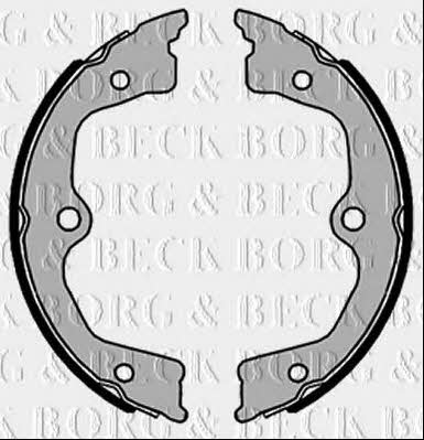 Borg & beck BBS6487 Brake shoe set BBS6487