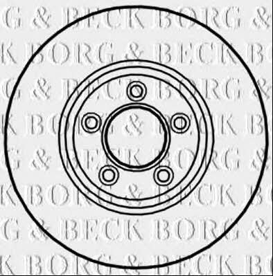 Borg & beck BBD5275 Brake disc BBD5275
