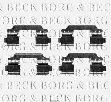 Borg & beck BBK1240 Mounting kit brake pads BBK1240