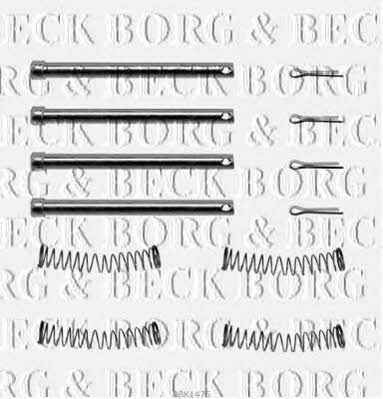 Borg & beck BBK1475 Mounting kit brake pads BBK1475