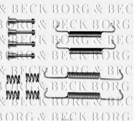 Borg & beck BBK6139 Mounting kit brake pads BBK6139