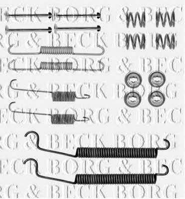 Borg & beck BBK6290 Mounting kit brake pads BBK6290