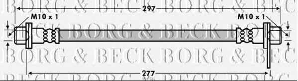 Borg & beck BBH7561 Brake Hose BBH7561
