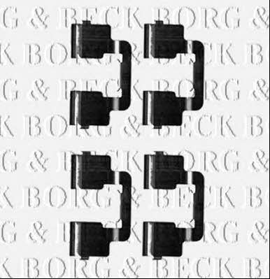 Borg & beck BBK1250 Mounting kit brake pads BBK1250