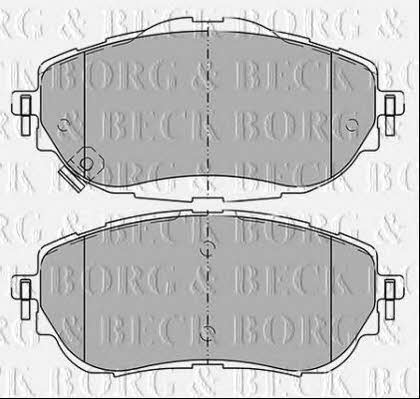 Borg & beck BBP2441 Brake Pad Set, disc brake BBP2441