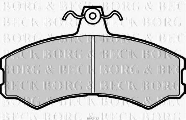 Borg & beck BBP2422 Brake Pad Set, disc brake BBP2422