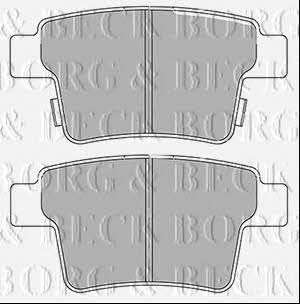 Borg & beck BBP2431 Brake Pad Set, disc brake BBP2431