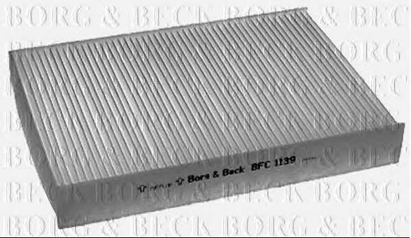 Borg & beck BFC1139 Filter, interior air BFC1139