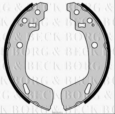 Borg & beck BBS6491 Brake shoe set BBS6491
