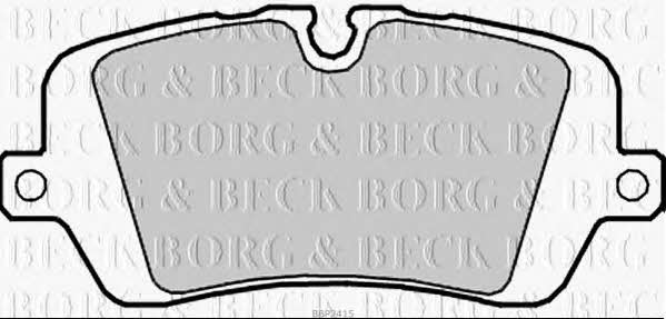 Borg & beck BBP2415 Brake Pad Set, disc brake BBP2415