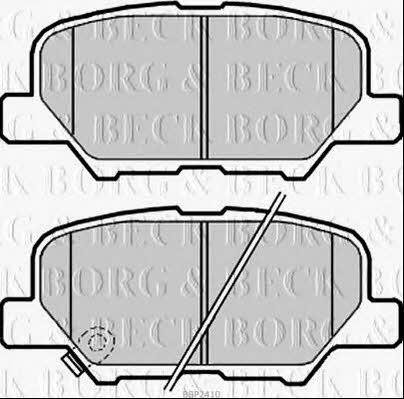 Borg & beck BBP2410 Brake Pad Set, disc brake BBP2410