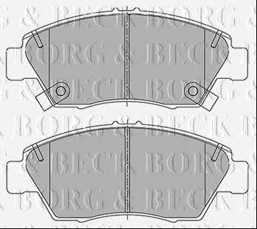 Borg & beck BBP2432 Brake Pad Set, disc brake BBP2432