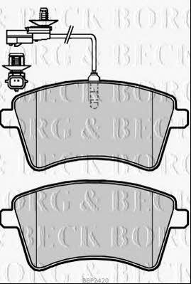 Borg & beck BBP2420 Brake Pad Set, disc brake BBP2420