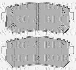 Borg & beck BBP2425 Brake Pad Set, disc brake BBP2425