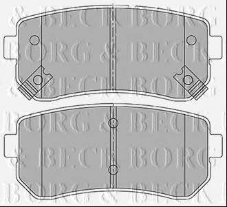 Borg & beck BBP2424 Brake Pad Set, disc brake BBP2424