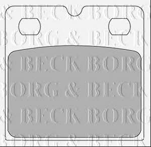 Borg & beck BBP2430 Brake Pad Set, disc brake BBP2430