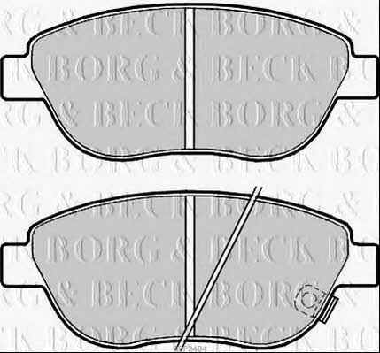 Borg & beck BBP2404 Brake Pad Set, disc brake BBP2404