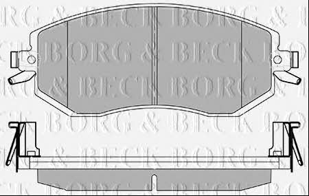 Borg & beck BBP2426 Brake Pad Set, disc brake BBP2426