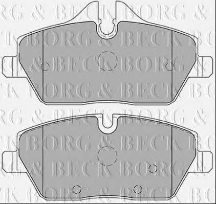 Borg & beck BBP2446 Brake Pad Set, disc brake BBP2446