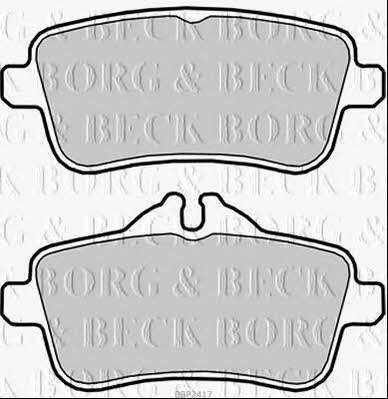 Borg & beck BBP2417 Brake Pad Set, disc brake BBP2417