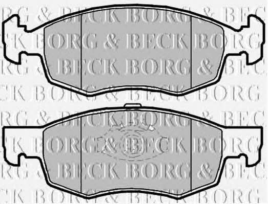 Borg & beck BBP2087 Brake Pad Set, disc brake BBP2087