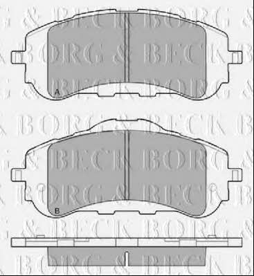Borg & beck BBP2450 Brake Pad Set, disc brake BBP2450