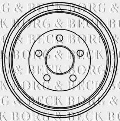 Borg & beck BBR7236 Brake drum BBR7236