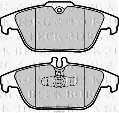 Borg & beck BBP2418 Brake Pad Set, disc brake BBP2418