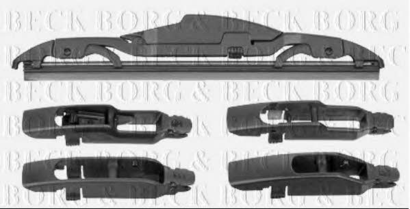 Borg & beck BW08R Rear wiper blade 200 mm (8") BW08R