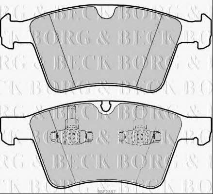Borg & beck BBP2387 Brake Pad Set, disc brake BBP2387