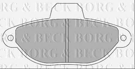 Borg & beck BBP2428 Brake Pad Set, disc brake BBP2428