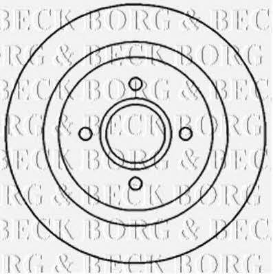 Borg & beck BBD4662 Brake disc BBD4662