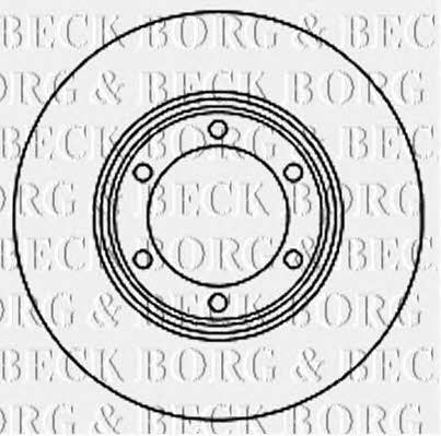 Borg & beck BBD4728 Front brake disc ventilated BBD4728