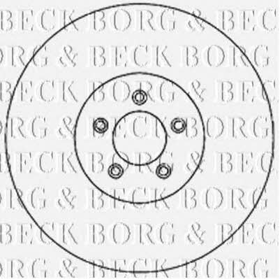 Borg & beck BBD4731 Front brake disc ventilated BBD4731