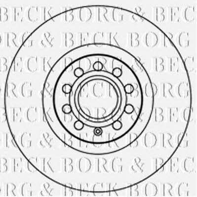 Borg & beck BBD4733 Front brake disc ventilated BBD4733
