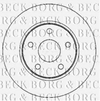 Borg & beck BBD4768 Front brake disc ventilated BBD4768