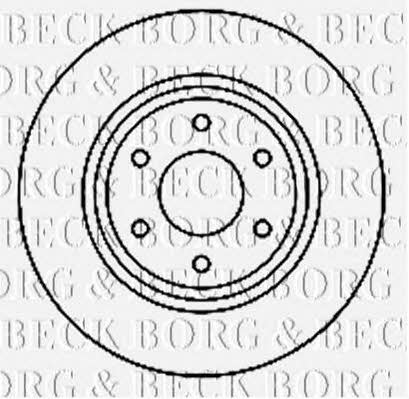 Borg & beck BBD4769 Front brake disc ventilated BBD4769
