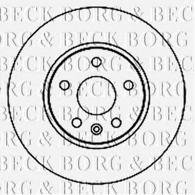 Borg & beck BBD4796 Front brake disc ventilated BBD4796