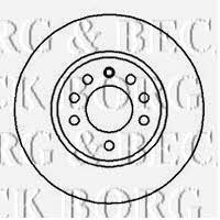 Borg & beck BBD5082 Front brake disc ventilated BBD5082