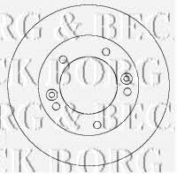 Borg & beck BBD5132 Front brake disc ventilated BBD5132