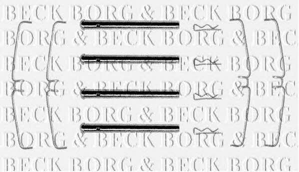 Borg & beck BBK1068 Mounting kit brake pads BBK1068