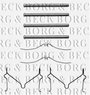 Borg & beck BBK1082 Mounting kit brake pads BBK1082
